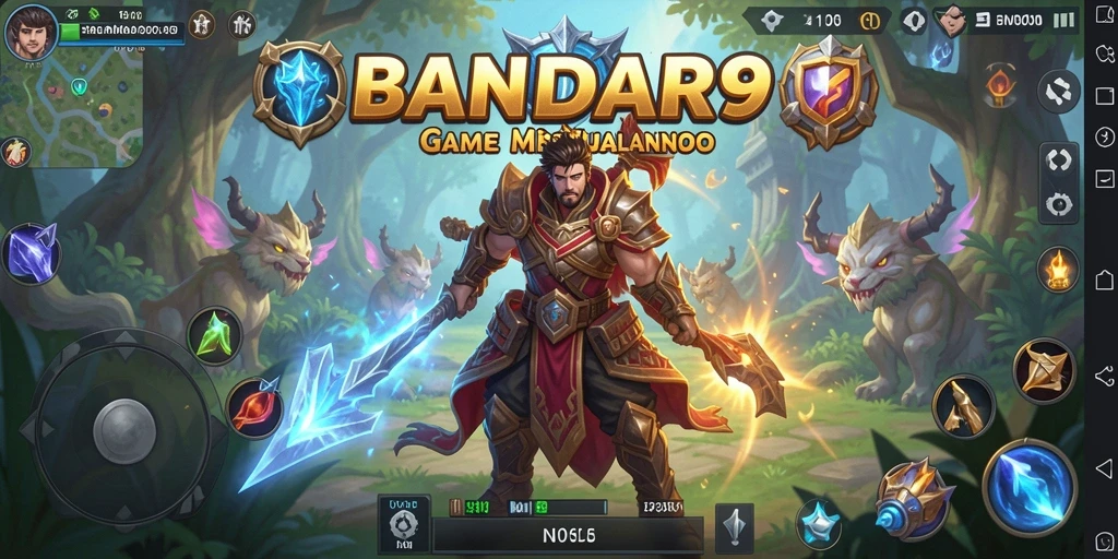 Tangkapan layar menampilkan aksi epik gameplay MMORPG BANDAR99.