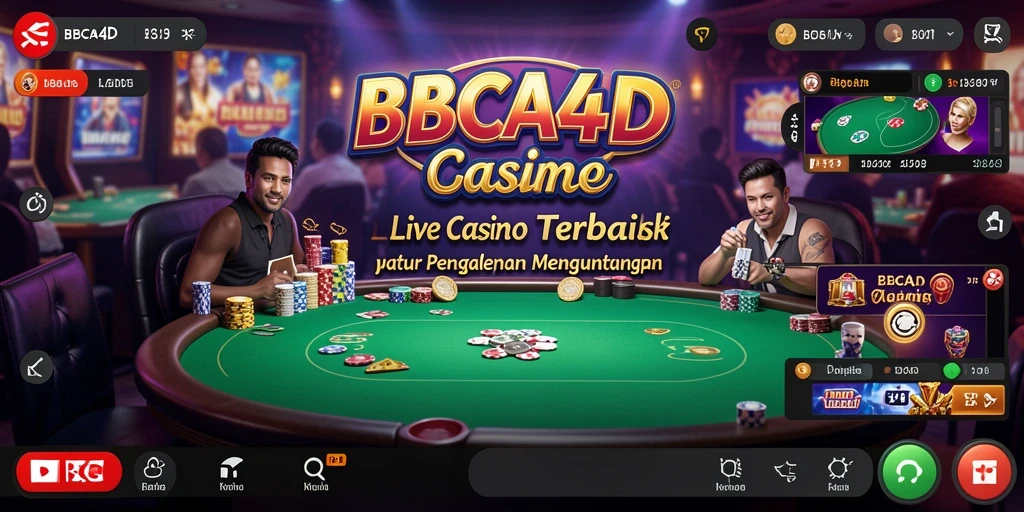 Tampilan gameplay menarik di BBCA4D Live Casino.
