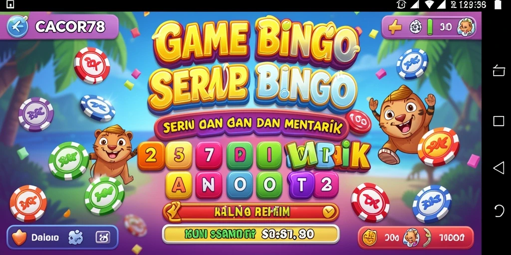 Tampilan menarik game Bingo CACOR78 dengan suasana kompetitif.