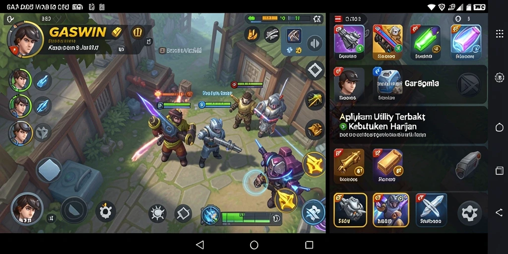 Screenshot utama GASWIN menampilkan fitur pengingat yang efisien.