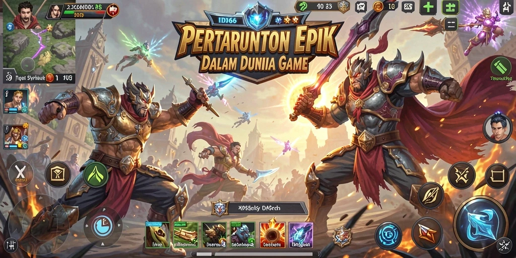 Tampilan gameplay <strong>ID66</strong> yang intens dan penuh aksi.