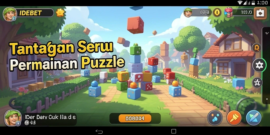 Tampilan gameplay IDEBET yang menantang dan interaktif.