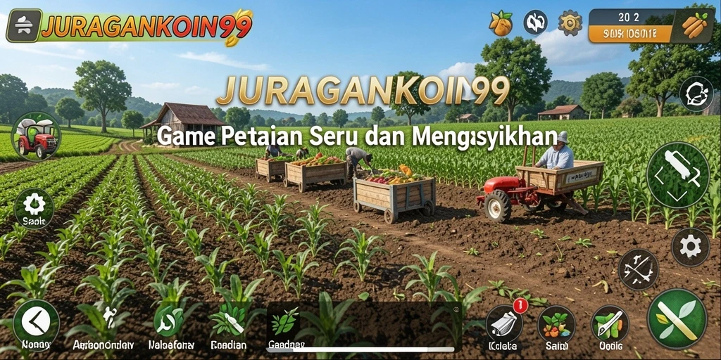 Tampilan gameplay JURAGANKOIN99 yang memikat dan penuh warna.