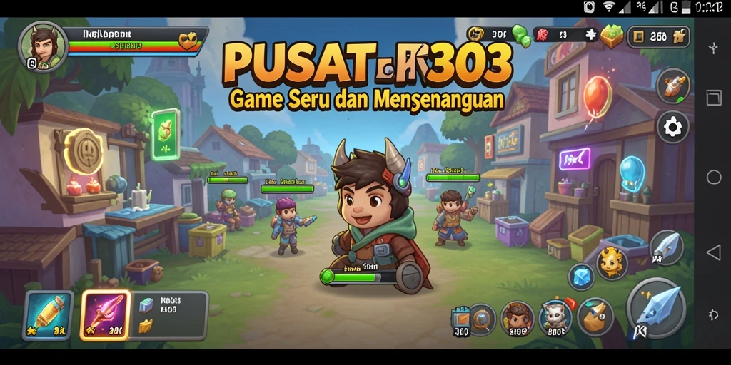 Tangkapan layar gameplay PUSAT303 yang menarik dan interaktif.