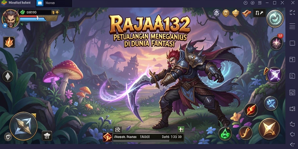 Tangkapan layar gameplay RAJA132 menampilkan aksi dan eksplorasi dunia petualangan.