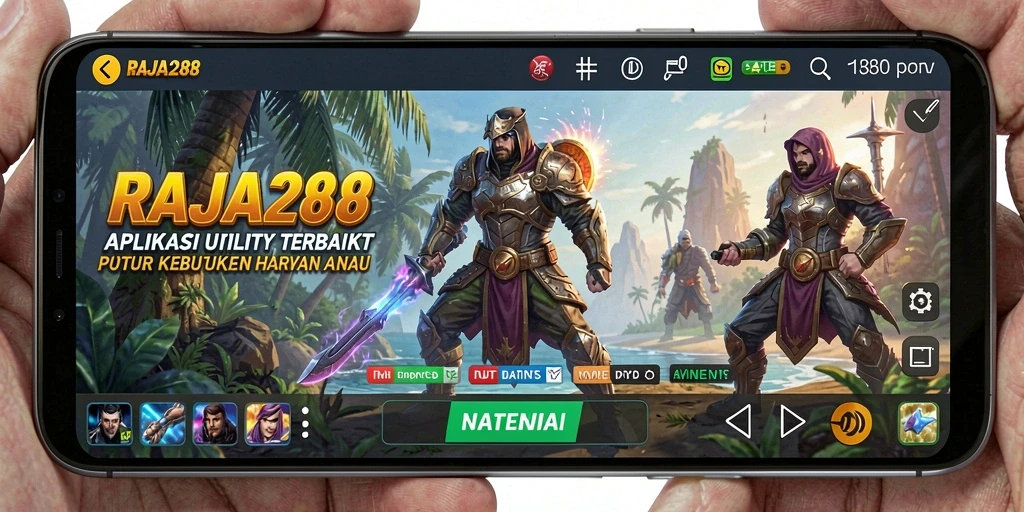 Tampilan antarmuka intuitif dari RAJA288 yang memudahkan pengguna.