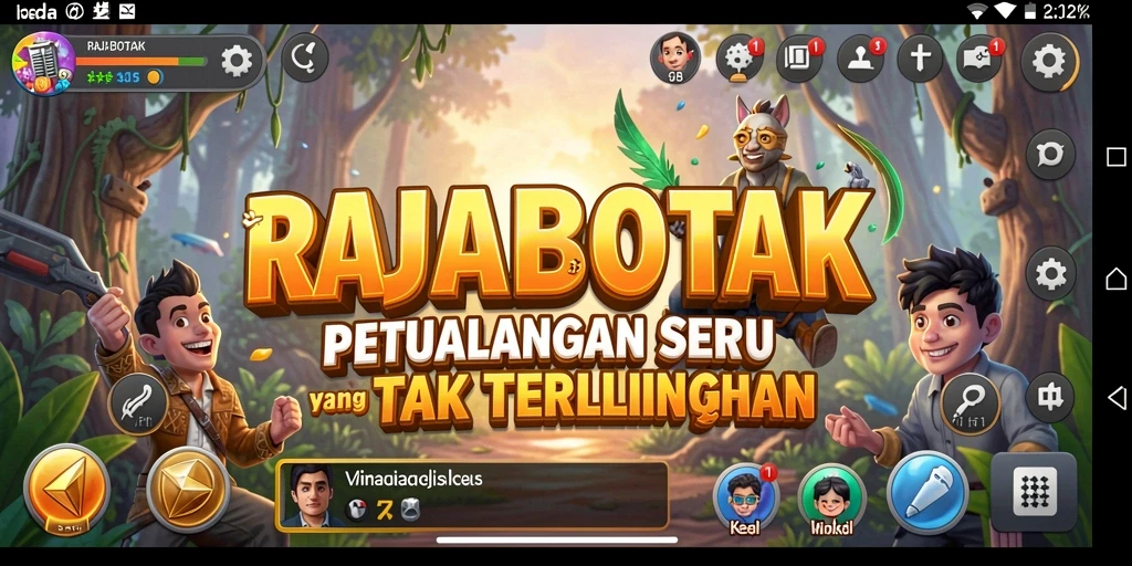 Screenshot gameplay RAJABOTAK menampilkan aksi seru dalam petualangan yang mendebarkan.