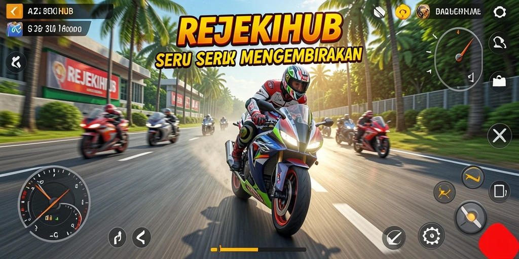 Tampilan luar biasa dari balapan motor di REJEKIHUB.