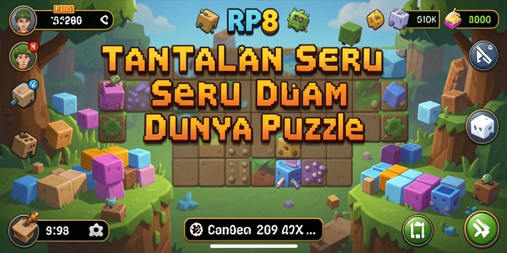 Tangkapan layar gameplay RP8 yang menampilkan teka-teki menarik.