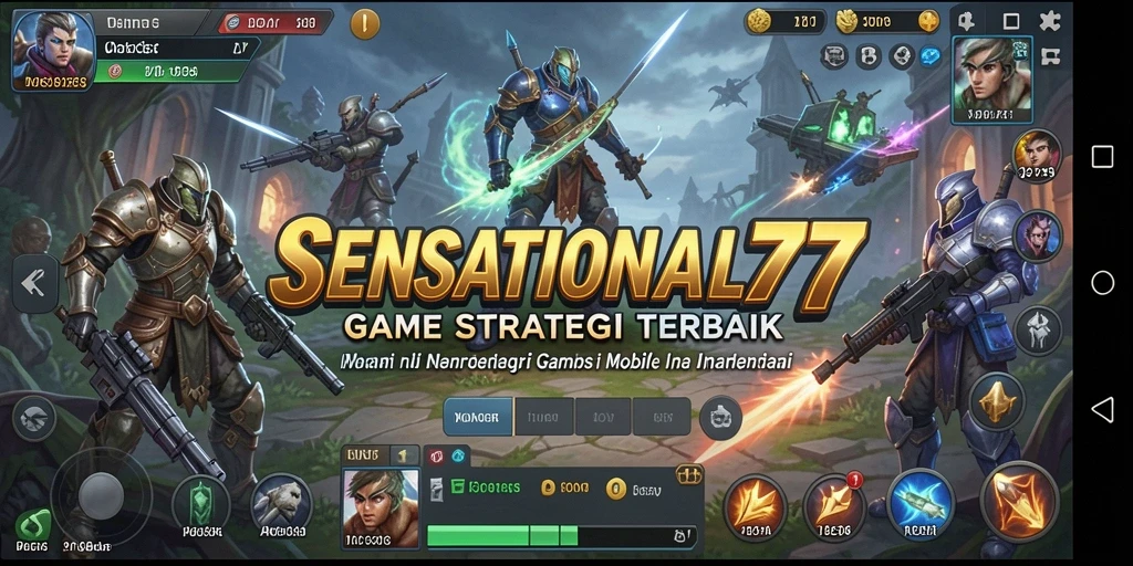 Tampilan gameplay menarik dari SENSATIONAL77 dengan strategi SLG.