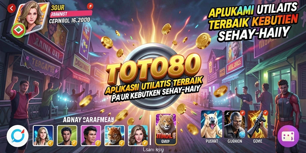 Screenshot utama TOTO80 menampilkan antarmuka pengguna yang intuitif.