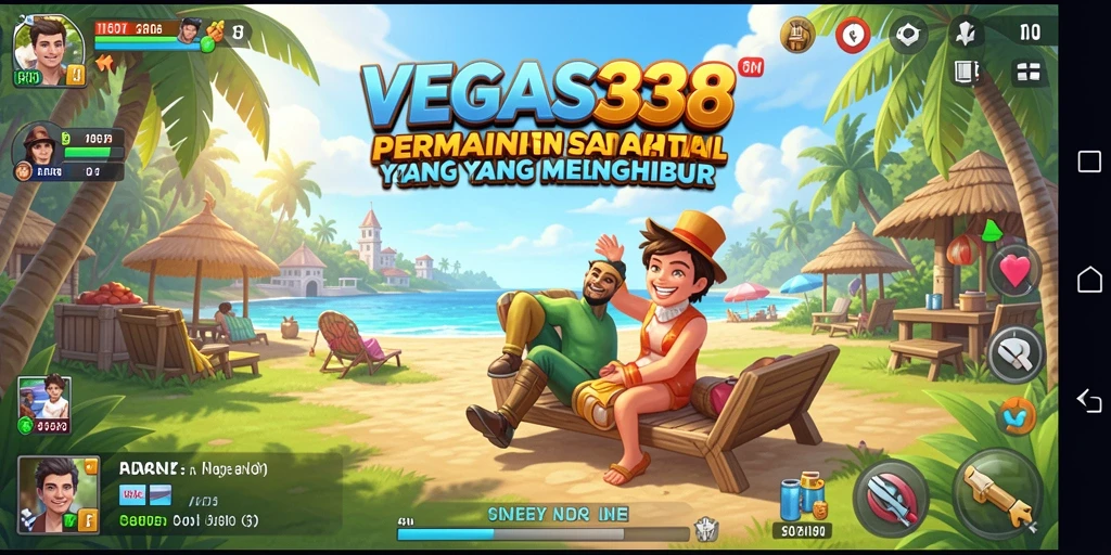 Tampilan gameplay yang menarik dari VEGAS338 dalam suasana santai.