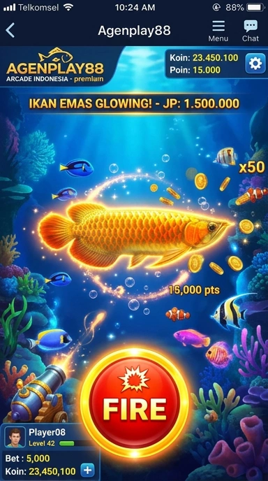Tampilan utama aplikasi agenplay88 yang menarik.
